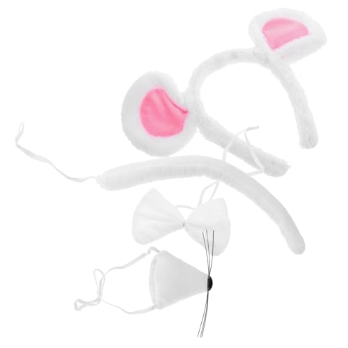 PartyKindom 1 Satz Kleine -Stirnbandkopfschmuck Tierkostüme für Halloween-Kostüm Damen Mausohren erwachsene Frauen Mini-Mausohren für Frauen süße Mausohren Plastik Weiß PartyKindom 1 Satz Kleine -Stirnbandkopfschmuck Tierkostüme für Halloween-Kostüm Damen Mausohren erwachsene Frauen Mini-Mausohren für Frauen süße Mausohren Plastik Weiß von PartyKindom