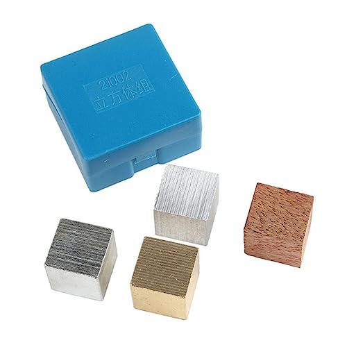 PartyKindom 1 Satz Kupfer-Eisen-Aluminium-Holzblock Würfel Experimente Materialien Block aus Aluminiumlegierung Aluminiumblock Dichteblöcke für die Wissenschaft Aluminium-Metallblock PartyKindom 1 Satz Kupfer-Eisen-Aluminium-Holzblock Würfel Experimente Materialien Block aus Aluminiumlegierung Aluminiumblock Dichteblöcke für die Wissenschaft Aluminium-Metallblock von PartyKindom