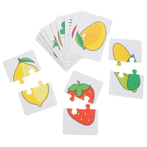 PartyKindom 1 Satz Lernkarten für Pädagogische Obst und Gemüse Puzzles Kognitiven Fähigkeiten für Frühkindliche Entwicklung und Interaktives PartyKindom 1 Satz Lernkarten für Pädagogische Obst und Gemüse Puzzles Kognitiven Fähigkeiten für Frühkindliche Entwicklung und Interaktives von PartyKindom