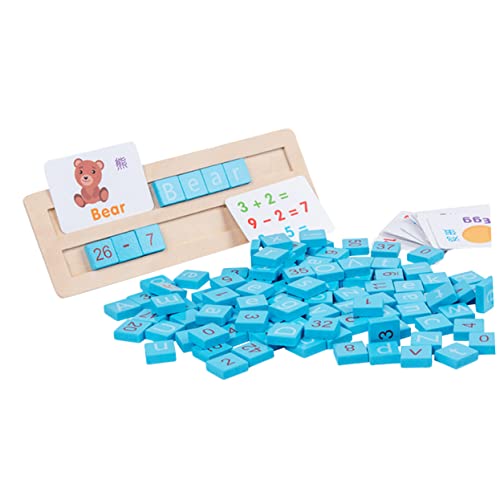 PartyKindom 1 Satz Lernspielzeug Buchstaben und Zahlenbauklötze für Frühkindliche Bildung Sicherer Holzspielzeug Fördert Kreatives Lernen und Wettbewerb PartyKindom 1 Satz Lernspielzeug Buchstaben und Zahlenbauklötze für Frühkindliche Bildung Sicherer Holzspielzeug Fördert Kreatives Lernen und Wettbewerb von PartyKindom