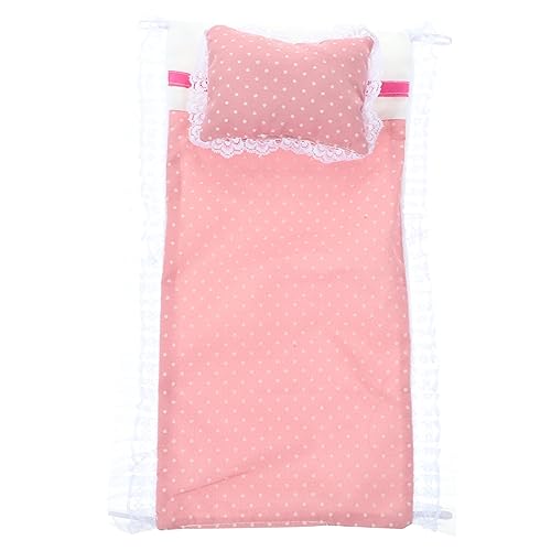 PartyKindom 1 Satz Mini-Bettlaken-Set klein Miniatur-Bettwäsche-Dekore Puppenbetten Puppenhausbettwäsche Mini-Bettzubehör Miniatur-Puppenstubenmöbel Kissen Puppenhauszubehör Baumwolle Rosa PartyKindom 1 Satz Mini-Bettlaken-Set klein Miniatur-Bettwäsche-Dekore Puppenbetten Puppenhausbettwäsche Mini-Bettzubehör Miniatur-Puppenstubenmöbel Kissen Puppenhauszubehör Baumwolle Rosa von PartyKindom