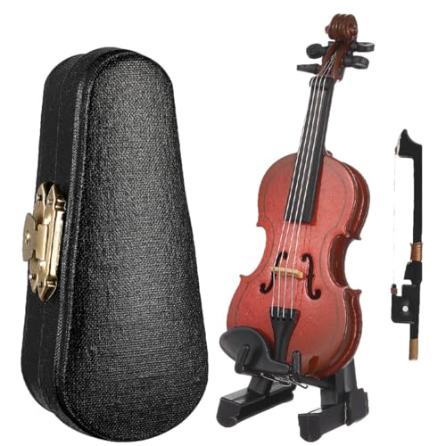 PartyKindom 1 Satz Mini Holz Violine mit Ständer und Bogen Realistisches Dekorationsornament für Puppenhaus Studio Foto Requisiten mit Box PartyKindom 1 Satz Mini Holz Violine mit Ständer und Bogen Realistisches Dekorationsornament für Puppenhaus Studio Foto Requisiten mit Box von PartyKindom
