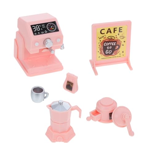 PartyKindom 1 Satz Mini Kaffeemaschine für Realistische Spielzeugküchenmaschine Kreativität und Motorischen Fähigkeiten für Rollenspiele und Puppenhäuser von PartyKindom