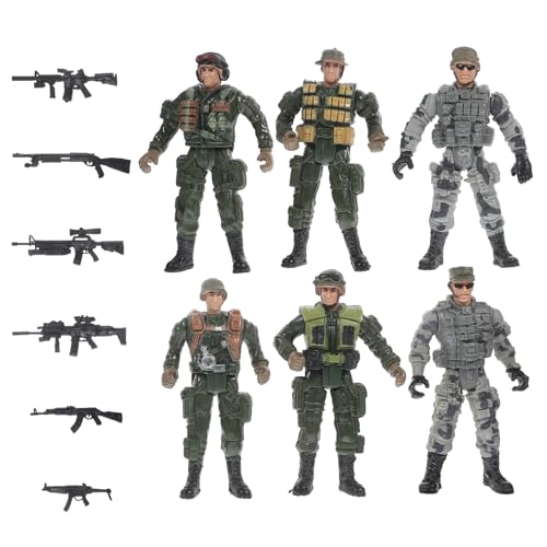 PartyKindom 1 Satz Mini Soldaten Modelle Teiliges Militärfiguren für Realistische Miniatur Soldaten für Sandkasten Sammlungen und Dekorationen PartyKindom 1 Satz Mini Soldaten Modelle Teiliges Militärfiguren für Realistische Miniatur Soldaten für Sandkasten Sammlungen und Dekorationen von PartyKindom