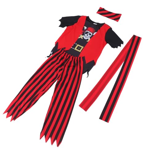 PartyKindom 1 Satz Piratenkostüm für Halloween Cosplay Outfit für Teilig Atmungsaktive Materialien für Schulaufführungen Kinderfeste Einfach an Auszuziehen PartyKindom 1 Satz Piratenkostüm für Halloween Cosplay Outfit für Teilig Atmungsaktive Materialien für Schulaufführungen Kinderfeste Einfach an Auszuziehen von PartyKindom