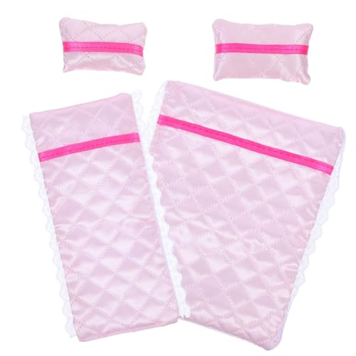 PartyKindom 1 Satz Puppe Baumwollkissenbezug Kinderbett Für Puppen Etagenbettzubehör Puppenhauskissen Bettwäsche Für Puppenhaus Buchlesekissen Miniatur -schlafzimmermöbel Rosa Stoff PartyKindom 1 Satz Puppe Baumwollkissenbezug Kinderbett Für Puppen Etagenbettzubehör Puppenhauskissen Bettwäsche Für Puppenhaus Buchlesekissen Miniatur -schlafzimmermöbel Rosa Stoff von PartyKindom