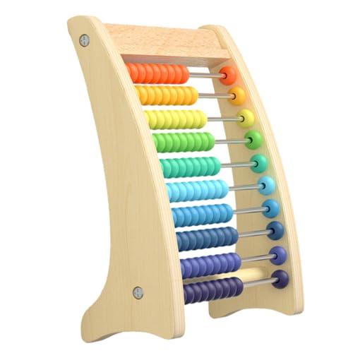 PartyKindom 1 Satz Rechenrahmen aus Holz für Lernspielzeug zur Mathematischen Rechenschieber für Addition und Subtraktion Pädagogisches für Frühkindliche PartyKindom 1 Satz Rechenrahmen aus Holz für Lernspielzeug zur Mathematischen Rechenschieber für Addition und Subtraktion Pädagogisches für Frühkindliche von PartyKindom