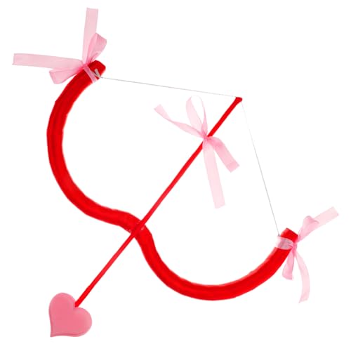 PartyKindom 1 Satz - -Requisiten Und Bogen Kostüm Requisiten Amoretten Schleife Cosplay Amorbogen Und Kostümrequisite Für Amorbogen Und Dekoration Oh Stoff Rot PartyKindom 1 Satz - -Requisiten Und Bogen Kostüm Requisiten Amoretten Schleife Cosplay Amorbogen Und Kostümrequisite Für Amorbogen Und Dekoration Oh Stoff Rot von PartyKindom