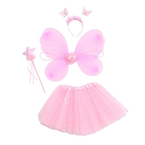 PartyKindom 1 Satz Schmetterlingsflügel eingestellt Märchen Brauch für Mädchen Feenkleid für Mädchen Mädchenkleid Prinzessinkleider Feenkostüme Feenkostüm für Mädchen Ballettrock Strümpfe Rosa PartyKindom 1 Satz Schmetterlingsflügel eingestellt Märchen Brauch für Mädchen Feenkleid für Mädchen Mädchenkleid Prinzessinkleider Feenkostüme Feenkostüm für Mädchen Ballettrock Strümpfe Rosa von PartyKindom