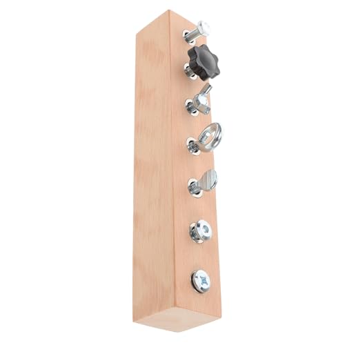 PartyKindom 1 Satz Schraube Holzbabyspielzeug Hölzernes Beschäftigtes Brett Kleine Stecktafel Steckbrett Für Fingerfertigkeit Mathe-Spiele Sensorische Tafel Metall PartyKindom 1 Satz Schraube Holzbabyspielzeug Hölzernes Beschäftigtes Brett Kleine Stecktafel Steckbrett Für Fingerfertigkeit Mathe-Spiele Sensorische Tafel Metall von PartyKindom