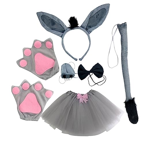 PartyKindom 1 Satz Stirnband mit Eselsohren tierkostüme für tierkostüme für erwachsene Cosplay Esel Kostüm aus Halloween Esel Haarband Party-Kostüm-Requisite Esel-Stirnband Tuch PartyKindom 1 Satz Stirnband mit Eselsohren tierkostüme für tierkostüme für erwachsene Cosplay Esel Kostüm aus Halloween Esel Haarband Party-Kostüm-Requisite Esel-Stirnband Tuch von PartyKindom