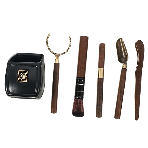 PartyKindom 6-teiliges Teezubehör-Set Topf Chinesische Teezeremonie-Werkzeuge Tee-utensilien-Set Für Tee-enthusiasten PartyKindom 6-teiliges Teezubehör-Set Topf Chinesische Teezeremonie-Werkzeuge Tee-utensilien-Set Für Tee-enthusiasten von PartyKindom