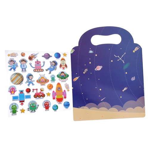 PartyKindom 1 Satz Wiederverwendbares Stickerbuch für Bunten Aufklebern Tragbar für Aktivitäten Drinnen und Draußen für Kleinkinder Vorschule und Spielgruppen PartyKindom 1 Satz Wiederverwendbares Stickerbuch für Bunten Aufklebern Tragbar für Aktivitäten Drinnen und Draußen für Kleinkinder Vorschule und Spielgruppen von PartyKindom