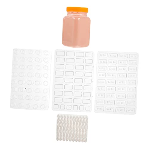 PartyKindom 1 Satz Ziegelform im Freien Miniatur winzig Sandkasten scheibengardinen DIY sandtisch ziegelmaterial Mini-Baumaterialien Formen für Puppenhäuser Kieselgel von PartyKindom