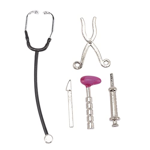 PartyKindom 1 Satz Zubehör für Puppenhäuser Puppenhaus -Accessoire Mini-Arzt Miniatur-Arztzubehör puppenhaus Arzt zubehör Puppenhauspuppe Miniaturen Puppenhauszubehör Mini- Legierung von PartyKindom