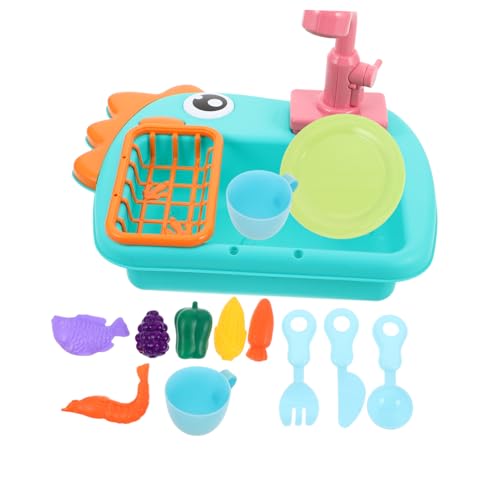 PartyKindom 1 Satz geschirrspüler für Kleinkind Waschbecken Wasserspielzeug für Kleinkinder 1-3 mini spülmaschine küchenspielzeug für Kinderküche küche spielset Plastik PartyKindom 1 Satz geschirrspüler für Kleinkind Waschbecken Wasserspielzeug für Kleinkinder 1-3 mini spülmaschine küchenspielzeug für Kinderküche küche spielset Plastik von PartyKindom