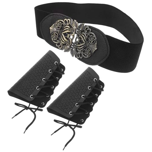 PartyKindom 1 Satz mittelalterlicher Armschutz Halloween- -Kostüm Halloween-Cosplay-Gürtel breiter dehnbarer Gürtel ARM -Klammer für Halloween Renaissance-Kostümzubehör Pu PartyKindom 1 Satz mittelalterlicher Armschutz Halloween- -Kostüm Halloween-Cosplay-Gürtel breiter dehnbarer Gürtel ARM -Klammer für Halloween Renaissance-Kostümzubehör Pu von PartyKindom
