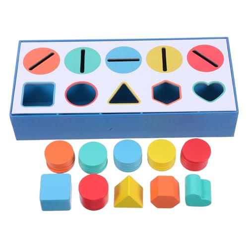 PartyKindom 1 Schachtel Farbsortierbox Farb- Und Formsortierung Shape-Matching-Spiel Formerkennungssortierer Formerkennungstafel Formsortierer Für Kleinkinder Holz PartyKindom 1 Schachtel Farbsortierbox Farb- Und Formsortierung Shape-Matching-Spiel Formerkennungssortierer Formerkennungstafel Formsortierer Für Kleinkinder Holz von PartyKindom