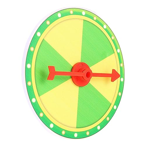 PartyKindom 1 Set Drehteller Das Rad Drehteller Preisrad DIY Kinderparty Spinnrad DIY Preisrad Partygeschenke Für Tombola Trommel Klassenzimmer Grüner von PartyKindom