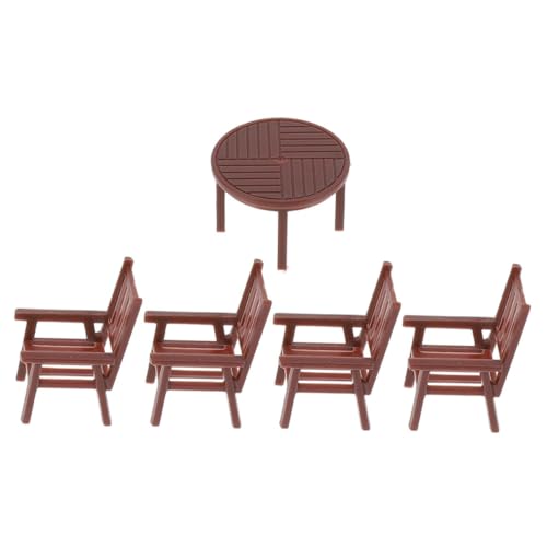 PartyKindom 1 Set Mini Tisch Und Stuhl Modell Miniatur Puppenhausmöbel Puppenhausstuhl Miniaturmöbel Für Puppenhausstühle Tisch Requisite Mini Möbel Kleiner Haustisch Kunststoff PartyKindom 1 Set Mini Tisch Und Stuhl Modell Miniatur Puppenhausmöbel Puppenhausstuhl Miniaturmöbel Für Puppenhausstühle Tisch Requisite Mini Möbel Kleiner Haustisch Kunststoff von PartyKindom