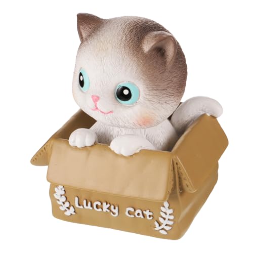 PartyKindom 1 Set Miniatur-Katze, Mini-katzenfigur, Niedliche Katzenstatue Für Mikro-Landschaft, Tierdekoration PartyKindom 1 Set Miniatur-Katze, Mini-katzenfigur, Niedliche Katzenstatue Für Mikro-Landschaft, Tierdekoration von PartyKindom