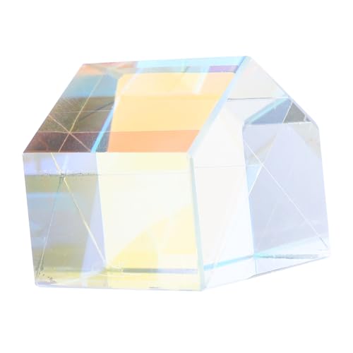 PartyKindom 1 Set Sun Catcher Prism Cube Einzigartige Farbe Prism Licht Brechung Handgefertigtes Glas Optische Prism Home Decor Sonne Dekoration Für Kleiner Prism -stützgarten von PartyKindom