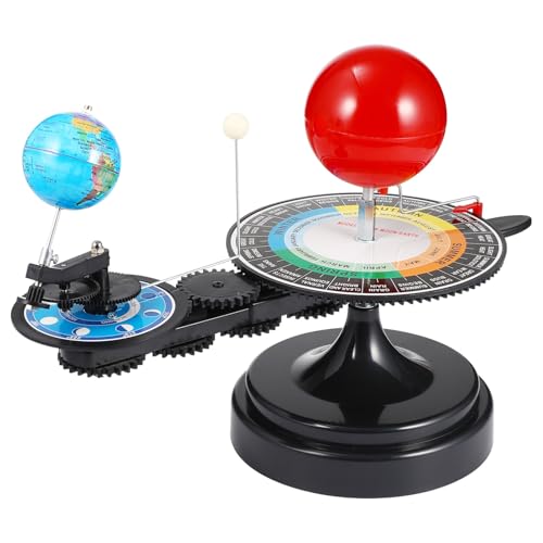 PartyKindom 1 Stück 3 Astronomische Wissenschaftsinstrumente Planetarium des Sonnensystems Astronomie Modell Sonne-Erde-mond-orbitalmodell Rotierend Sun Earth Moon Model Plastik Schwarz PartyKindom 1 Stück 3 Astronomische Wissenschaftsinstrumente Planetarium des Sonnensystems Astronomie Modell Sonne-Erde-mond-orbitalmodell Rotierend Sun Earth Moon Model Plastik Schwarz von PartyKindom