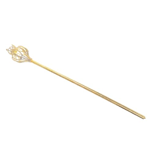 PartyKindom 1 Stück Crown Fairy Stick Kind Stab Zauberstab Party Stöcke königlich Feenstab Kronenzepter Cosplay-Fee-Stick Kleiderstock Feenstock Kupfer Golden PartyKindom 1 Stück Crown Fairy Stick Kind Stab Zauberstab Party Stöcke königlich Feenstab Kronenzepter Cosplay-Fee-Stick Kleiderstock Feenstock Kupfer Golden von PartyKindom