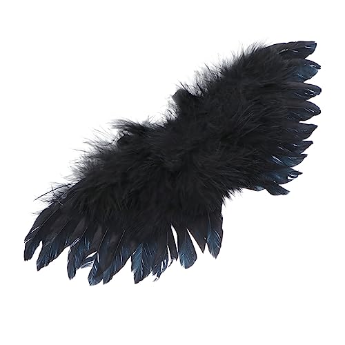 PartyKindom 1 Stück DIY Engel Flügel Dekoration für Puppen Schwarze Accessoires für Kostüme Hochzeiten und Partys zum Basteln und Dekorieren PartyKindom 1 Stück DIY Engel Flügel Dekoration für Puppen Schwarze Accessoires für Kostüme Hochzeiten und Partys zum Basteln und Dekorieren von PartyKindom