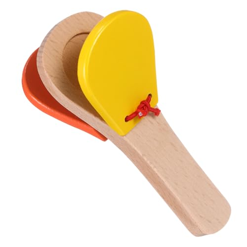 PartyKindom 1 Stück Handklappinstrument Musikspielzeug Für Musikinstrumente Fingerkastagnetten Instrumente Griff Kastagnette Musikinstrument Hölzern Zufällige Farbe PartyKindom 1 Stück Handklappinstrument Musikspielzeug Für Musikinstrumente Fingerkastagnetten Instrumente Griff Kastagnette Musikinstrument Hölzern Zufällige Farbe von PartyKindom
