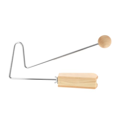 PartyKindom 1 Stück Holz Percussion Instrument Tremolo für Sicheres Musikspielzeug Holzfarbe Fördert Kreativität und Musikhobby für Kleine Musiker von PartyKindom