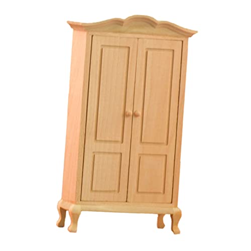 PartyKindom 1 Stück Holzmöbelmodell Mini- -Kleiderschrank-Bastelarbeiten Puppenschrank Mini-Garderobenmodelle Feengartenschrank Mini- Miniaturhausmöbel hölzern PartyKindom 1 Stück Holzmöbelmodell Mini- -Kleiderschrank-Bastelarbeiten Puppenschrank Mini-Garderobenmodelle Feengartenschrank Mini- Miniaturhausmöbel hölzern von PartyKindom