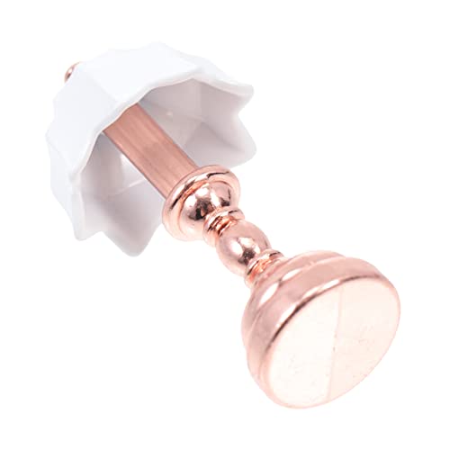PartyKindom 1 Stück Mini Schreibtischlampe Miniatur Dekoratives Modernes Nachttischlicht LED Süße Mini Lampen Winzige Mini Lampe Für Puppenhaus Tischplatte Kleines Mini Möbelmodell von PartyKindom
