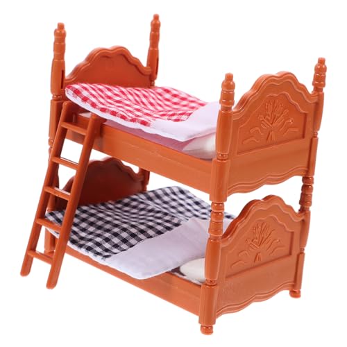 PartyKindom 1 Stück Mini-schlafzimmerbett Simulationsbett Koje Modern Miniatur Mini-doppelbetten Klein Kind Mini-etagenbetten Realistisch Mini-Bett- Etagenbetten Für Puppenhäuser Stoff PartyKindom 1 Stück Mini-schlafzimmerbett Simulationsbett Koje Modern Miniatur Mini-doppelbetten Klein Kind Mini-etagenbetten Realistisch Mini-Bett- Etagenbetten Für Puppenhäuser Stoff von PartyKindom