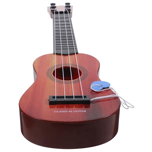 PartyKindom 1 Stück Ukulele Barock Perlmutt Kaffee Musikinstrument für Anfänger Kreative Spielgitarre für Mädchen für Frühe Musikalische Bildung PartyKindom 1 Stück Ukulele Barock Perlmutt Kaffee Musikinstrument für Anfänger Kreative Spielgitarre für Mädchen für Frühe Musikalische Bildung von PartyKindom