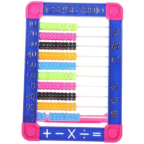 PartyKindom 1 Stück Zählspielzeug Abacus aus Reihen Mathe Lernspielzeug für Frühe Bildung Zufällige Farben Zufällige Farbe Zufällige Farbe von PartyKindom