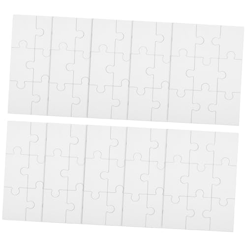 PartyKindom 10 Blatt Leere Puzzle zum Bemalen DIY Graffiti Puzzle für Kreative für Geburtstagsgeschenke Bastelprojekte und Aktivitäten PartyKindom 10 Blatt Leere Puzzle zum Bemalen DIY Graffiti Puzzle für Kreative für Geburtstagsgeschenke Bastelprojekte und Aktivitäten von PartyKindom