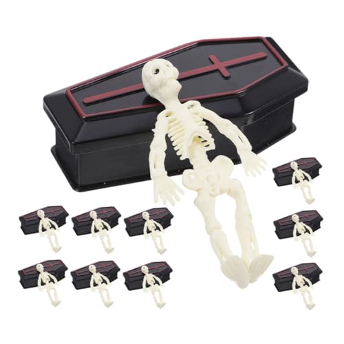 PartyKindom 10 Sätze Halloween Dekoration Plastische Mini Deko für Süßigkeiten und Scherzartikel Vielseitige Verwendung für Halloween Partys von PartyKindom