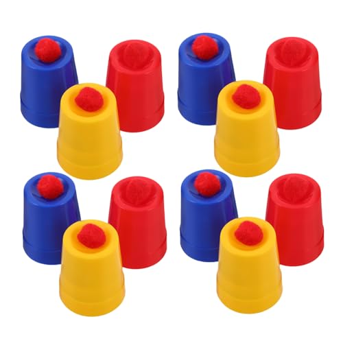 PartyKindom 10 Sätze Trickbecher und Kugeln Set Magische Requisiten für Jugendliche und Anfänger für Geburtstagsfeiern Halloween und Events von PartyKindom