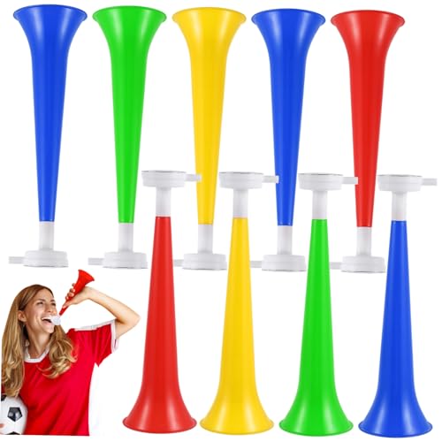 PartyKindom 10 Stück 1 Plastikhornspielzeug Hersteller jubelnde Horntrompete Fußballspiele Hörner Geburtstagsfeier Hörner Jubelnde Requisiten Horn für Krachmacher-Party Zufällige Farbe PartyKindom 10 Stück 1 Plastikhornspielzeug Hersteller jubelnde Horntrompete Fußballspiele Hörner Geburtstagsfeier Hörner Jubelnde Requisiten Horn für Krachmacher-Party Zufällige Farbe von PartyKindom