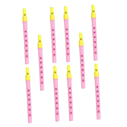 PartyKindom 10 Stück Klarinette Teiliges für Anfänger Bunte Plastikflöten Pädagogisches Musikinstrument Lernspielzeug für Mädchen und Jungen Zufällige Farbe Zufällige Farbe von PartyKindom