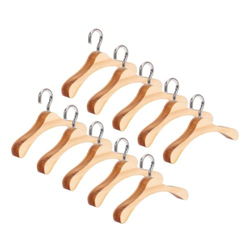 PartyKindom 10 Stück Mini -holzkleidung Rack Zubehör Puppenkleiderbügel Babypuppe Klein Überraschung Winzig Puppenbügel Realistisch Puppentuch Aufhänger -kleiderbügel Bambus Hellbraun PartyKindom 10 Stück Mini -holzkleidung Rack Zubehör Puppenkleiderbügel Babypuppe Klein Überraschung Winzig Puppenbügel Realistisch Puppentuch Aufhänger -kleiderbügel Bambus Hellbraun von PartyKindom