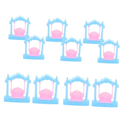PartyKindom 10 Stück Miniatur Puppenhaus Zubehör Set Teiliges Prinzessinnen Mädchen Schaukeln für Puppenhaus Charmante Mini Schaukel für Fantasievolles Geeignet für Drinnen und Draußen PartyKindom 10 Stück Miniatur Puppenhaus Zubehör Set Teiliges Prinzessinnen Mädchen Schaukeln für Puppenhaus Charmante Mini Schaukel für Fantasievolles Geeignet für Drinnen und Draußen von PartyKindom