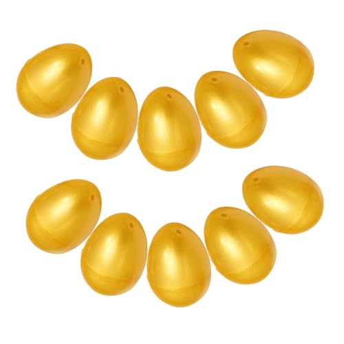 PartyKindom 10 Stück Öffne Das Golden Egg Gacha Vortäuschen Eier Für Spielküche Spieleier Für Die Kinderküche -Ei- Ostereibehälter Ostereier Selber Machen Erholsame Eier Plastik PartyKindom 10 Stück Öffne Das Golden Egg Gacha Vortäuschen Eier Für Spielküche Spieleier Für Die Kinderküche -Ei- Ostereibehälter Ostereier Selber Machen Erholsame Eier Plastik von PartyKindom