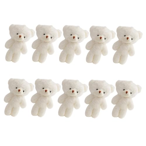 PartyKindom 10 Stück Plüschbären Mini Bär Stofftier Schlüsselanhänger Deko für Hochzeiten und Süße DIY Bärenfiguren für Bastelprojekte und Veranstaltungen PartyKindom 10 Stück Plüschbären Mini Bär Stofftier Schlüsselanhänger Deko für Hochzeiten und Süße DIY Bärenfiguren für Bastelprojekte und Veranstaltungen von PartyKindom