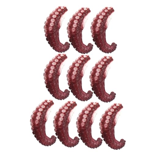 PartyKindom 10 Stück Realistische Octopus Modellfiguren Künstliche Meeresfrüchte Deko für Sushi Shops Fotografie und Dessert Tischdekoration PartyKindom 10 Stück Realistische Octopus Modellfiguren Künstliche Meeresfrüchte Deko für Sushi Shops Fotografie und Dessert Tischdekoration von PartyKindom