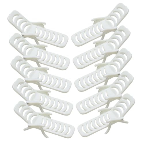 PartyKindom 10 Stück Strandkorb Dekoration Miniatur winzige Möbel Mikro klein Puppenhausstrand Party Stuhl Mini-Puppenhaus-Strandkörbe Mini-Strand winziger Strandkorb Strandstühle PVC Weiß von PartyKindom