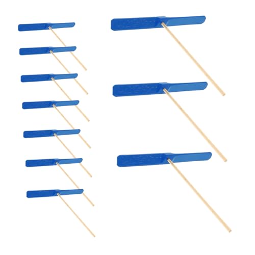 PartyKindom 10 Stück Teiliges Bambus Drachenflieger Set Leichte Fliegende Propeller für Fördert Kreativität und Motorik Robustes Bambusmaterial für Outdoor Spiel und Eltern Junge Mädchen von PartyKindom