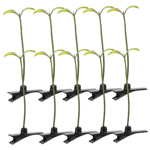 PartyKindom 10 Stück Teiliges Bohnenkeim Haarclips Niedliche Pflanzen Haarspangen aus Stabilem Material Haarklammern für Damen Langlebig Druckfrei Vielseitig Kombinierbar Geschenkidee PartyKindom 10 Stück Teiliges Bohnenkeim Haarclips Niedliche Pflanzen Haarspangen aus Stabilem Material Haarklammern für Damen Langlebig Druckfrei Vielseitig Kombinierbar Geschenkidee von PartyKindom