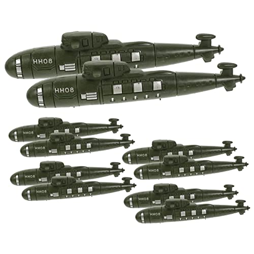 PartyKindom 10 Stück Teiliges Boot Modelle Simulierte Boot Dekoration für Schreibtisch Militärspielzeug Landschaftsdesign für Zuhause und von PartyKindom